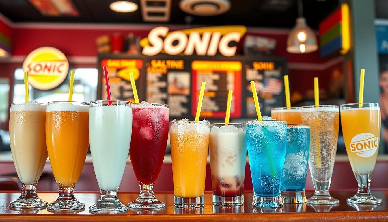 Sonic Drink Menu
