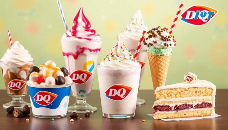 dairy queen dessert menu