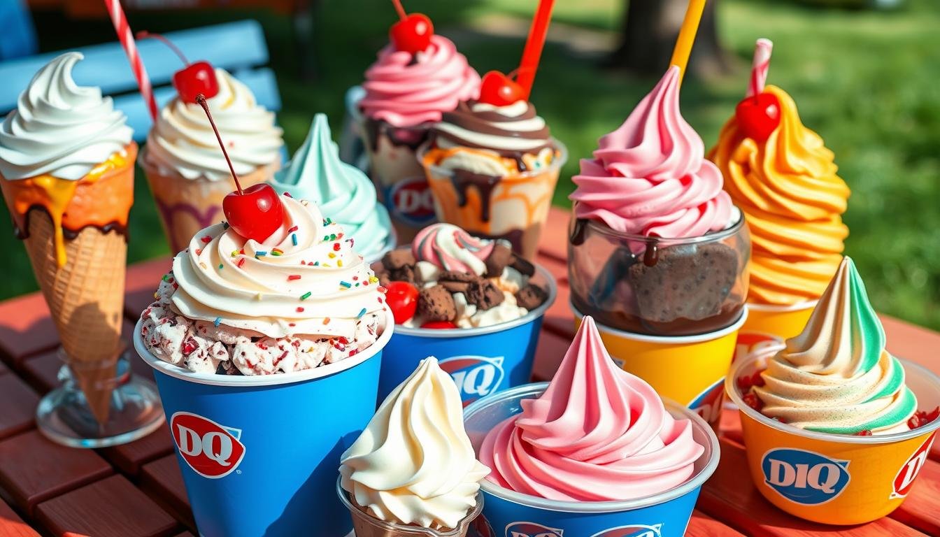 dairy queen ice cream menu