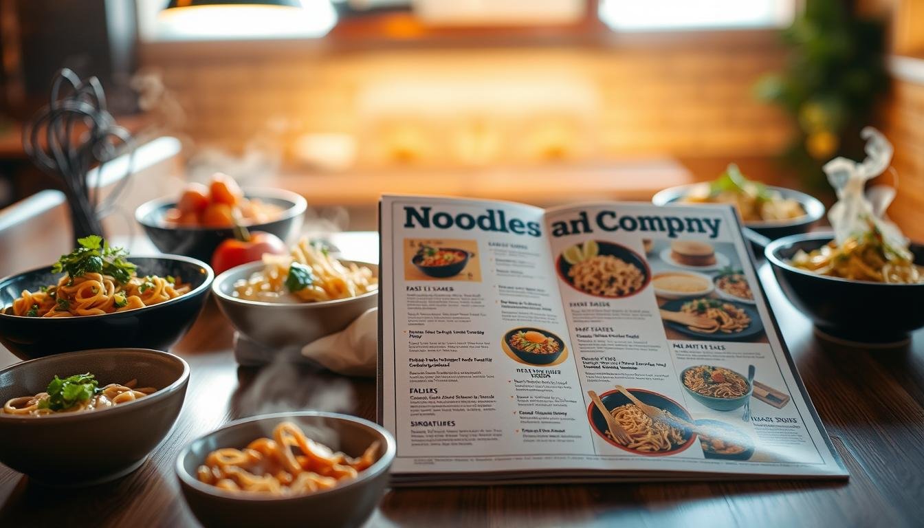 noodles and company menu