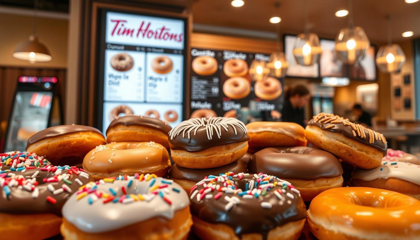 tim hortons donut menu